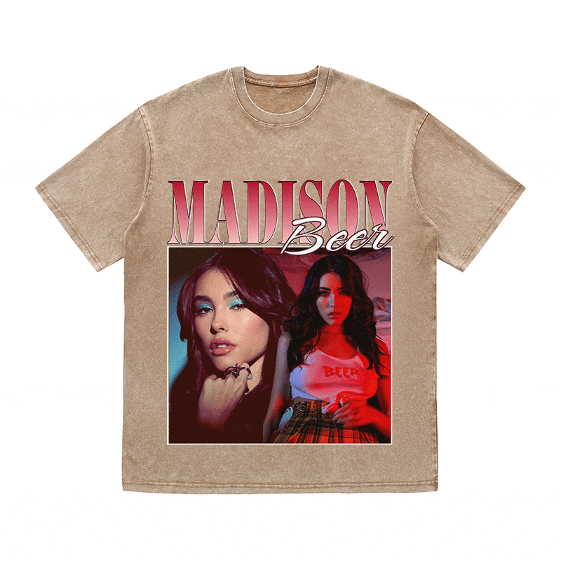 RDMCLOTHINGART tapestry hoodie MADISON BEER HEAVY WEIGHT COTTON TEE-8848