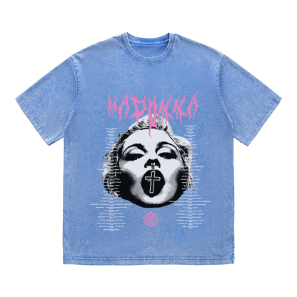 RDMCLOTHINGART tapestry hoodie MADONNA HEAVY WEIGHT COTTON TEE-8938