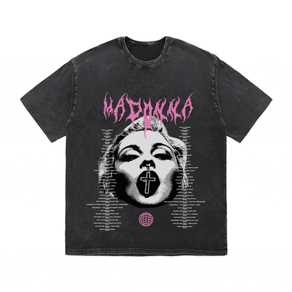 RDMCLOTHINGART tapestry hoodie MADONNA HEAVY WEIGHT COTTON TEE-8938