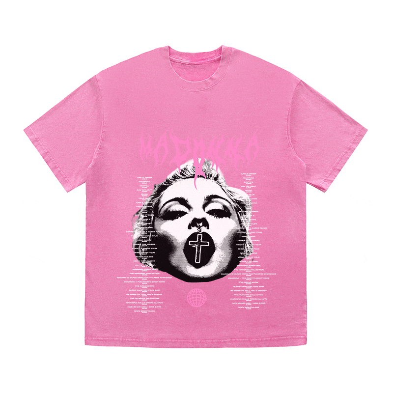 RDMCLOTHINGART tapestry hoodie MADONNA HEAVY WEIGHT COTTON TEE-8938