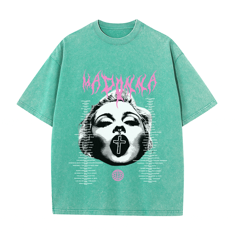 RDMCLOTHINGART tapestry hoodie MADONNA HEAVY WEIGHT COTTON TEE-8938