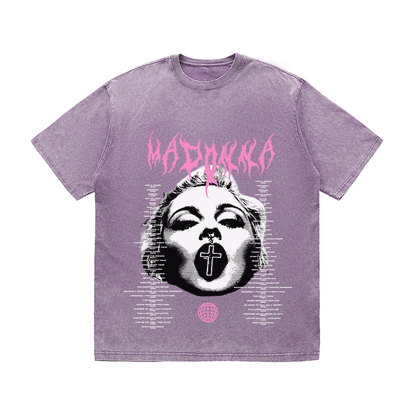 RDMCLOTHINGART tapestry hoodie MADONNA HEAVY WEIGHT COTTON TEE-8938