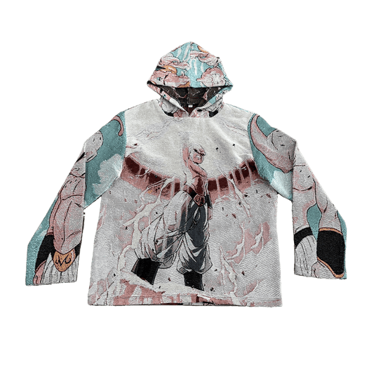 MAJIN BUU TAPESTRY HOODIE - RDMCLOTHINGART