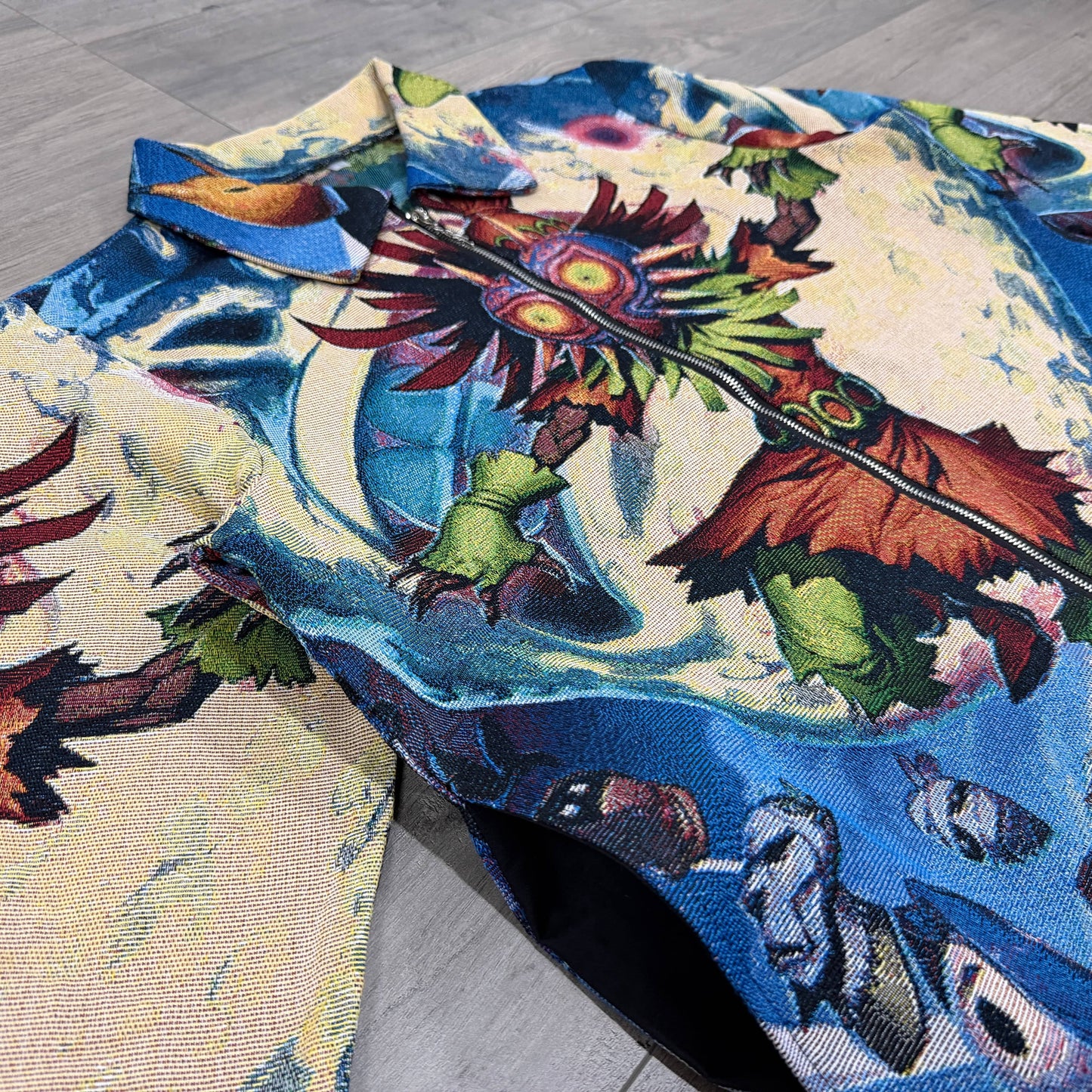 RDMCLOTHINGART tapestry hoodie MAJORA MASK TAPESTRY JACKET