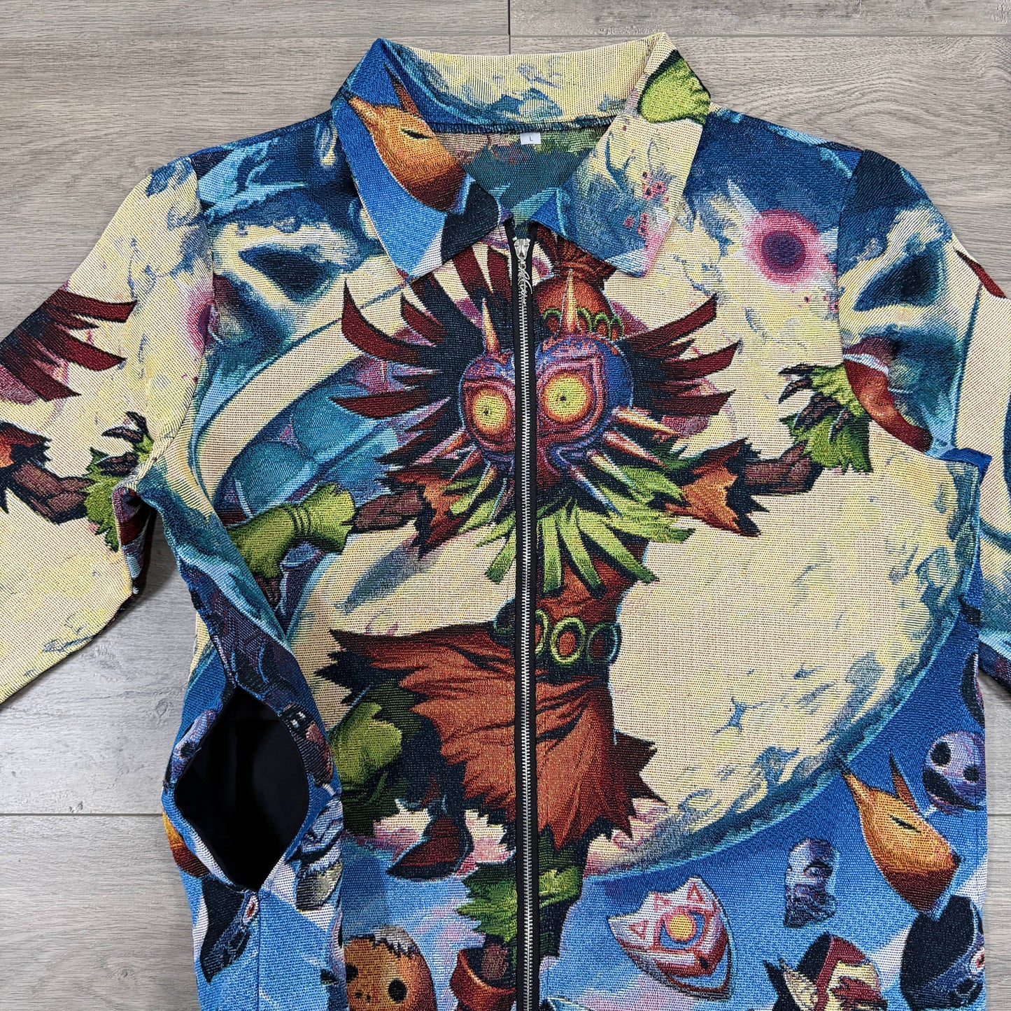 RDMCLOTHINGART tapestry hoodie MAJORA MASK TAPESTRY JACKET