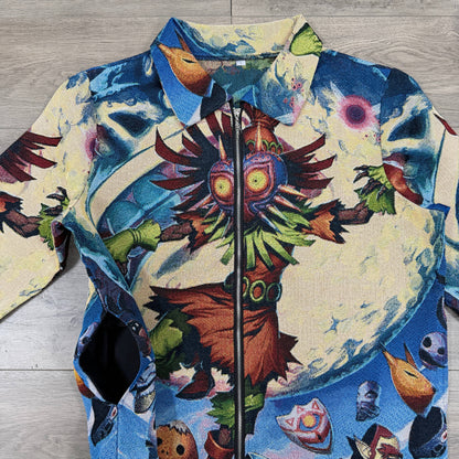RDMCLOTHINGART tapestry hoodie MAJORA MASK TAPESTRY JACKET