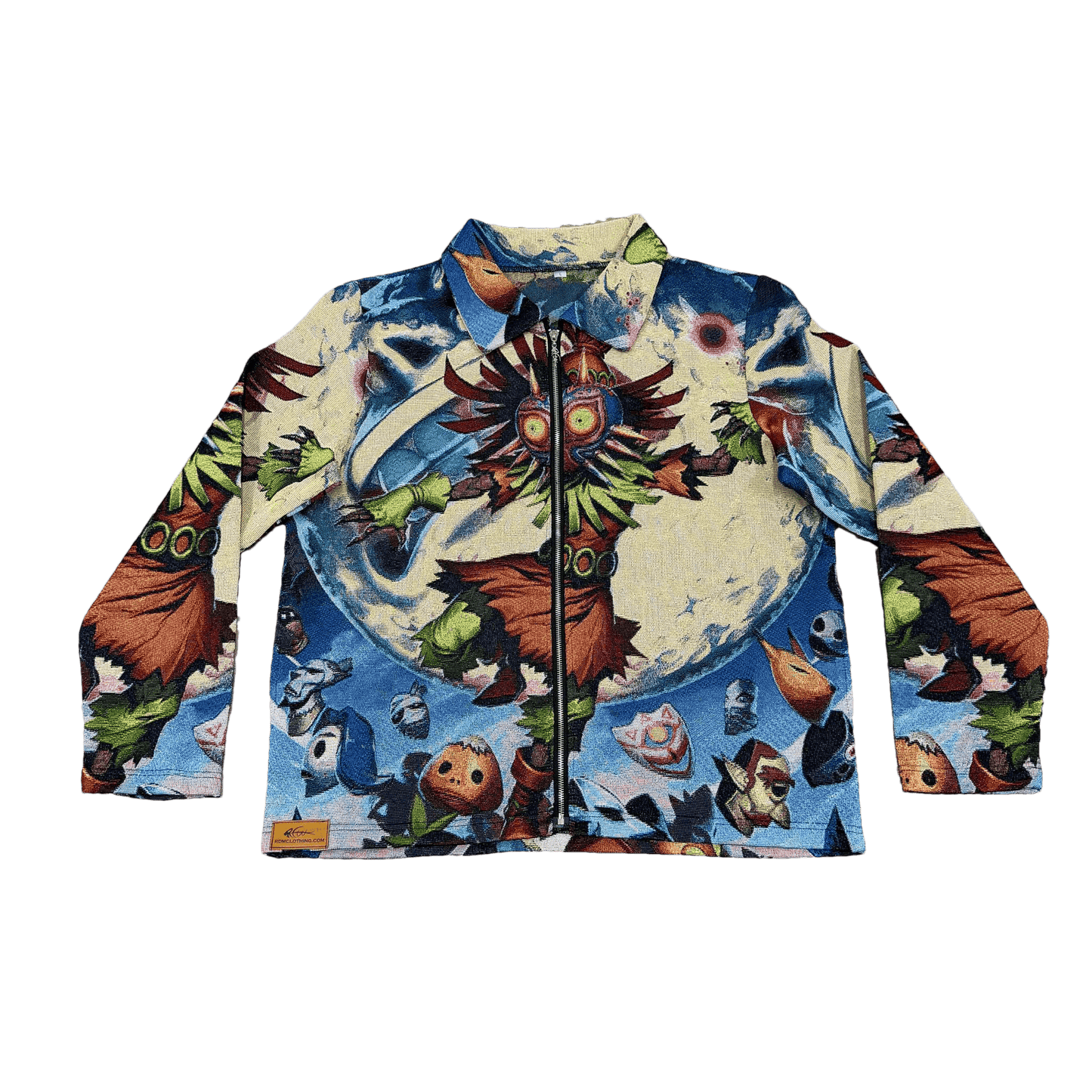 RDMCLOTHINGART tapestry hoodie MAJORA MASK TAPESTRY JACKET