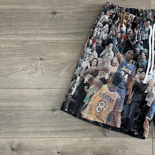 MAMBA 8 TAPESTRY SHORTS - RDMCLOTHINGART