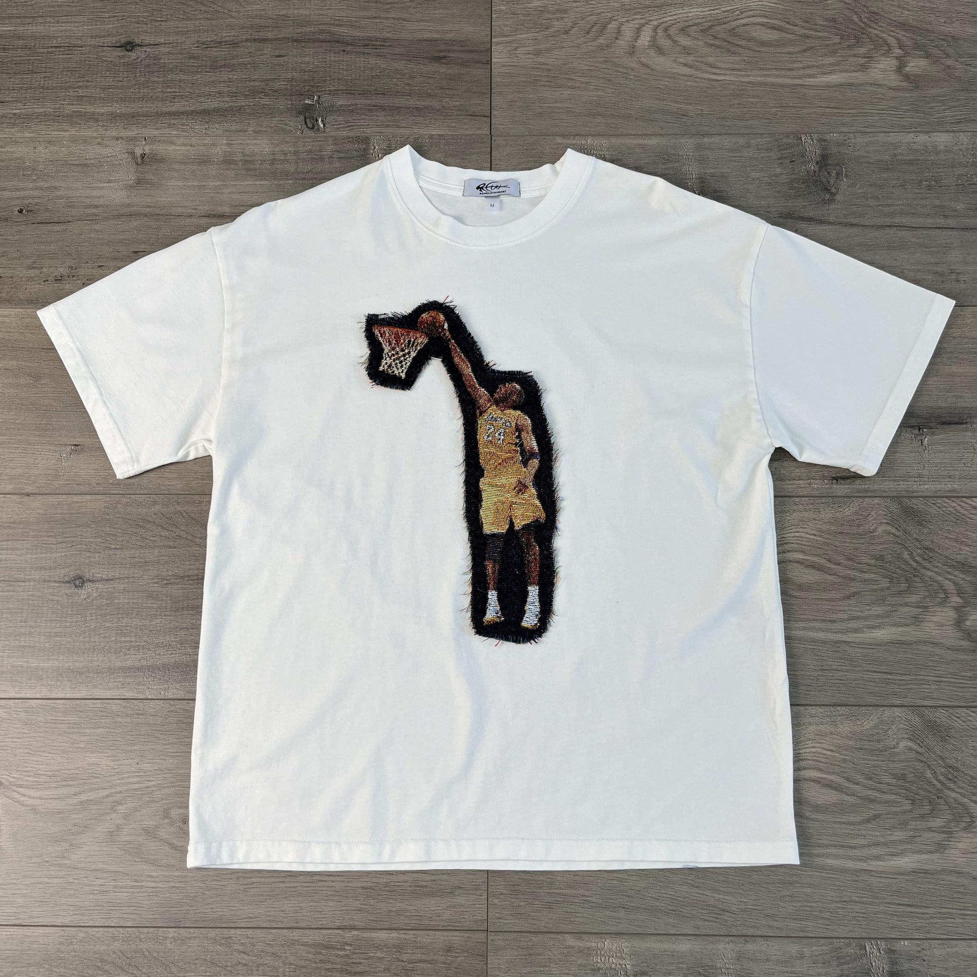 MANBA DUNK HEAVY WEIGTH PATCH TEE-8107 - RDMCLOTHINGART