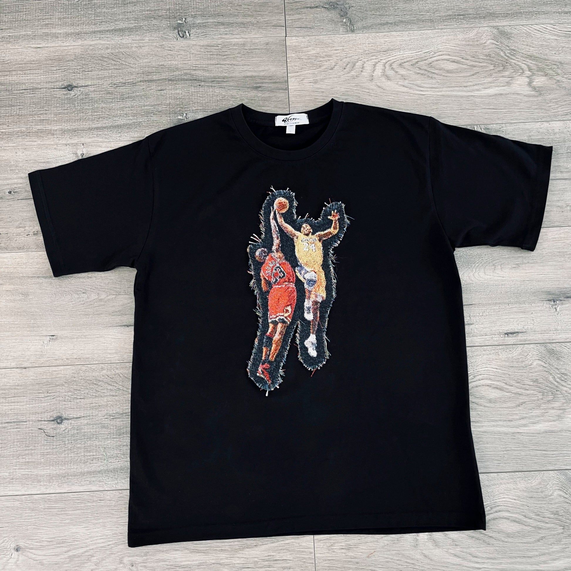 MANBA VS MJ HEAVY WEIGHT PATCH TEE-8103 - RDMCLOTHINGART