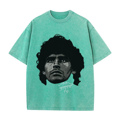 RDMCLOTHINGART tapestry hoodie MARADONA HEAVY COTTON TEES-9600