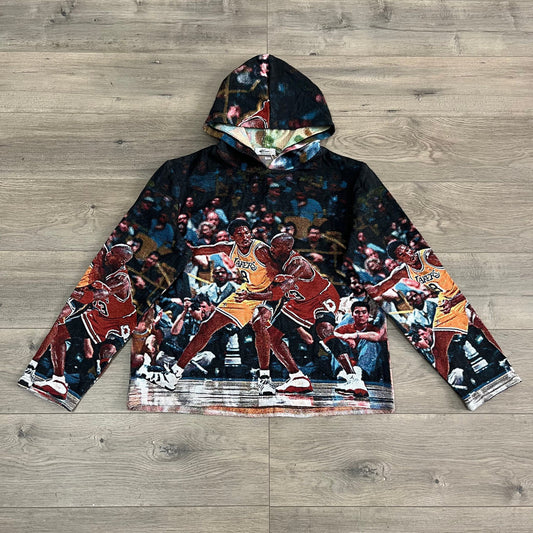 MATCH UP TAPESTRY HOODIE - RDMCLOTHINGART