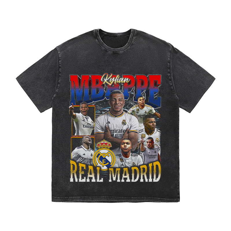 RDMCLOTHINGART tapestry hoodie MBAPPE HEAVY WEIGHT COTTON TEE-8969