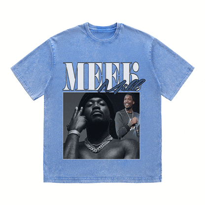 RDMCLOTHINGART tapestry hoodie MEEK MILL HEAVY WEIGHT COTTON TEE-8865