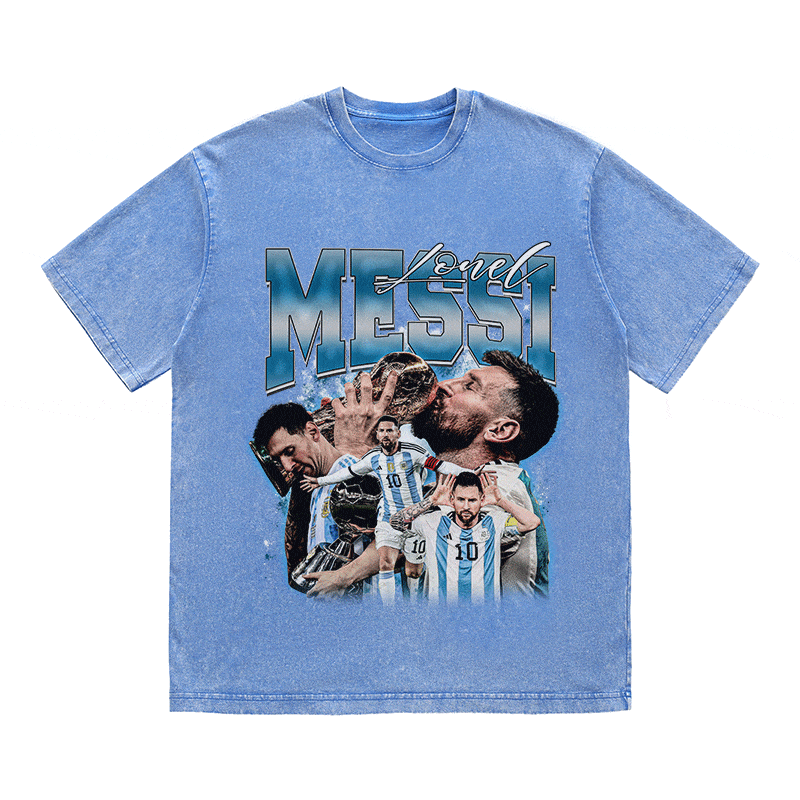 RDMCLOTHINGART tapestry hoodie MESSI 2 HEAVY WEIGHT COTTON TEE-8970