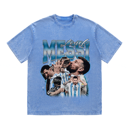 RDMCLOTHINGART tapestry hoodie MESSI 2 HEAVY WEIGHT COTTON TEE-8970