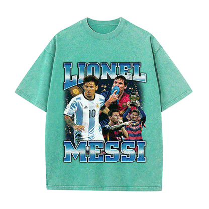 RDMCLOTHINGART tapestry hoodie MESSI 3 HEAVY WEIGHT COTTON TEE-8971