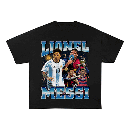 RDMCLOTHINGART tapestry hoodie MESSI 3 HEAVY WEIGHT COTTON TEE-8971