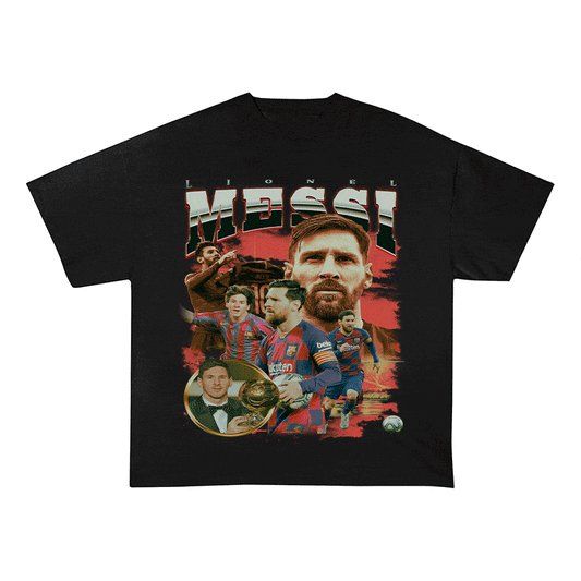 RDMCLOTHINGART tapestry hoodie MESSI 5 HEAVY WEIGHT COTTON TEE-8973