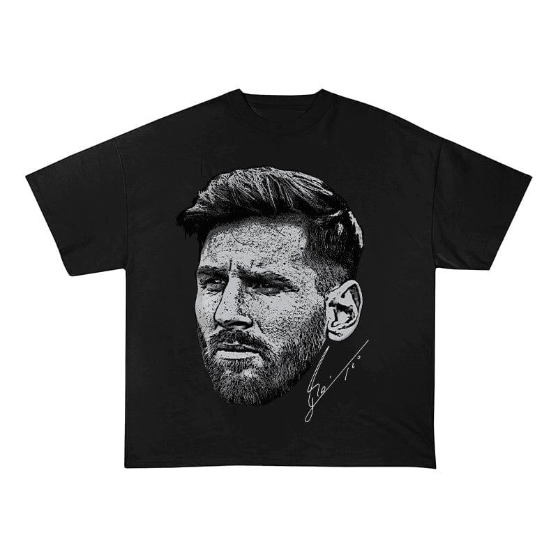 RDMCLOTHINGART tapestry hoodie MESSI HEAVY COTTON TEES-9604
