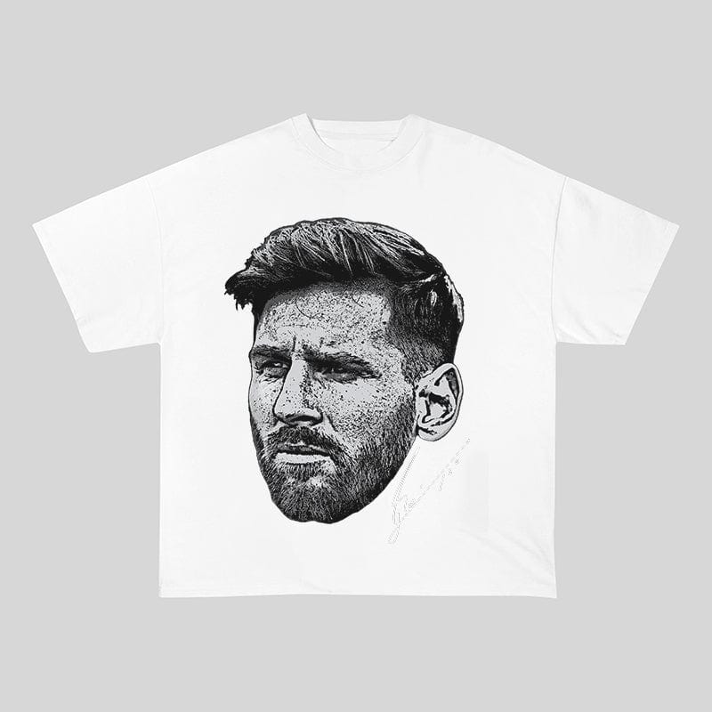 RDMCLOTHINGART tapestry hoodie MESSI HEAVY COTTON TEES-9604