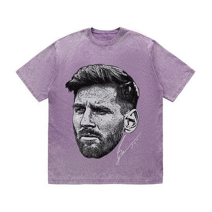 RDMCLOTHINGART tapestry hoodie MESSI HEAVY COTTON TEES-9604