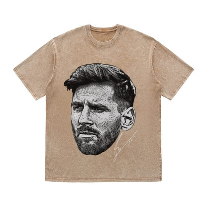 RDMCLOTHINGART tapestry hoodie MESSI HEAVY COTTON TEES-9604