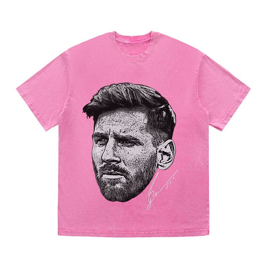 RDMCLOTHINGART tapestry hoodie MESSI HEAVY COTTON TEES-9604
