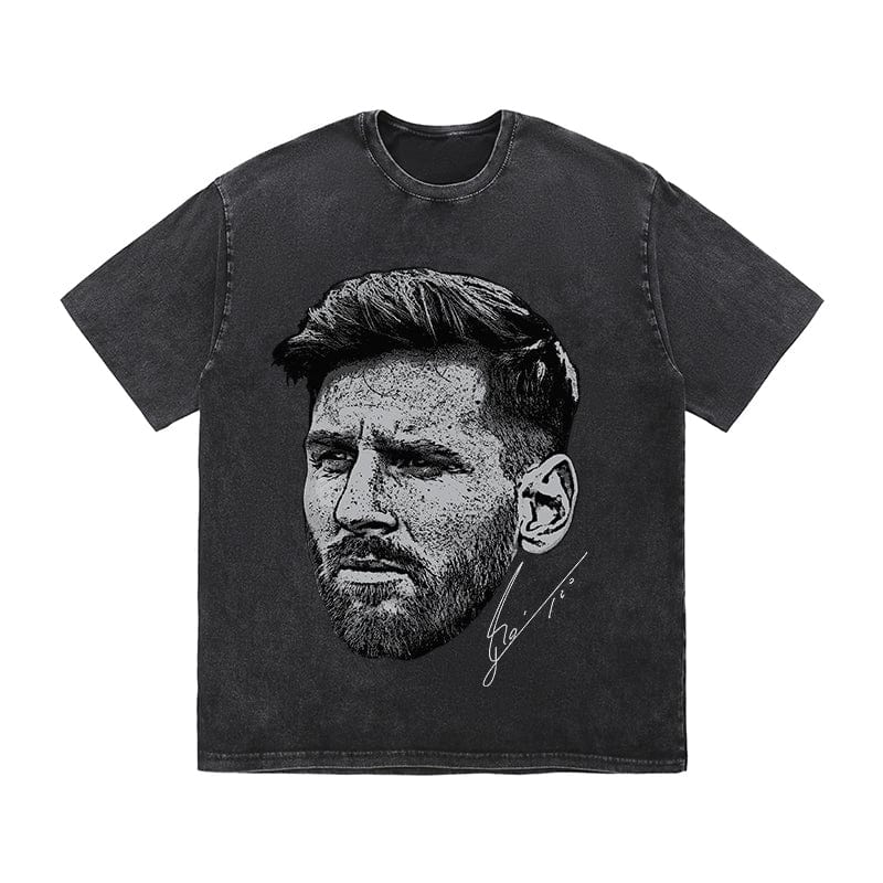 RDMCLOTHINGART tapestry hoodie MESSI HEAVY COTTON TEES-9604