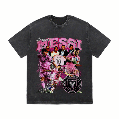 RDMCLOTHINGART tapestry hoodie MESSI HEAVY WEIGHT COTTON TEE-8974