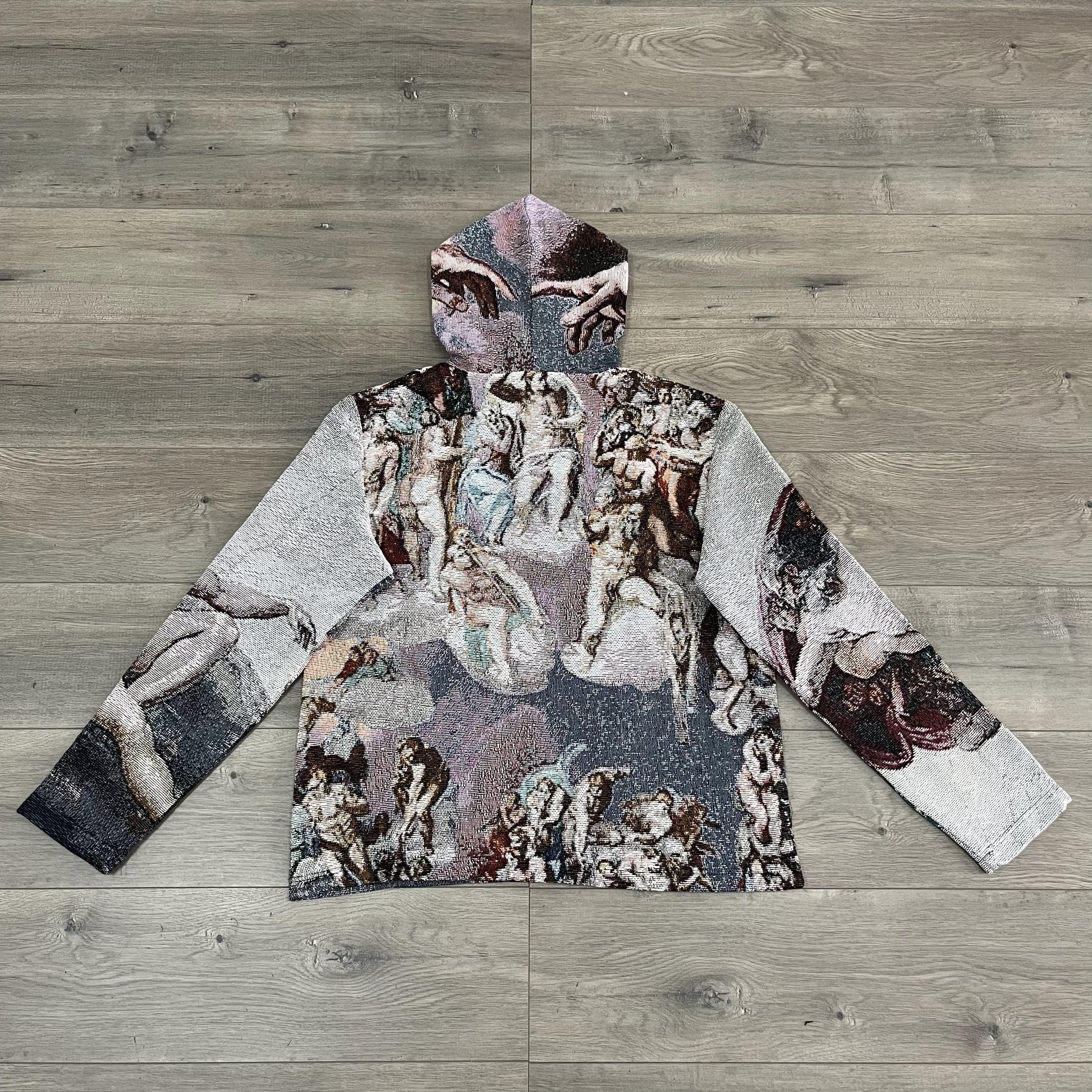 MICHELANGELO TAPESTRY HOODIE - RDMCLOTHINGART