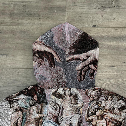 MICHELANGELO TAPESTRY HOODIE - RDMCLOTHINGART