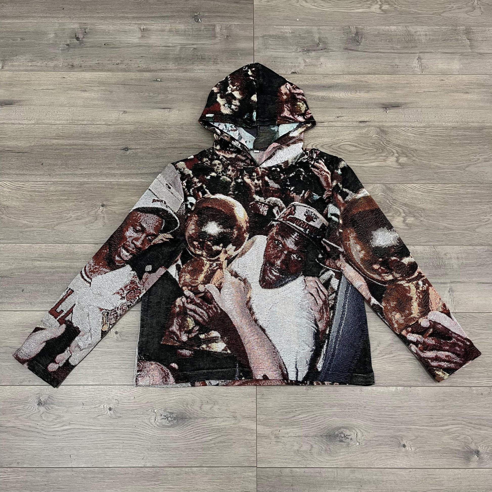 MJ CHAMPION TAPESTRY HOODIE - RDMCLOTHINGART