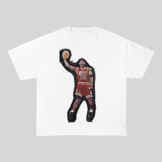 MJ DUNK HEAVY WEIGHT PATCH TEE-8119 - RDMCLOTHINGART