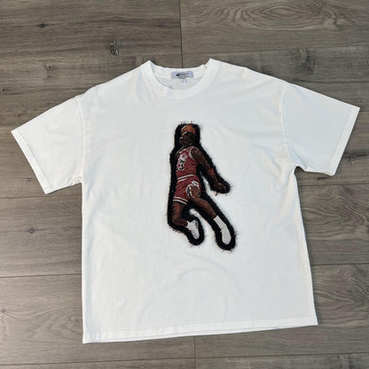 MJ FLY HEAVY WEIGHT PATCH TEE-8117 - RDMCLOTHINGART