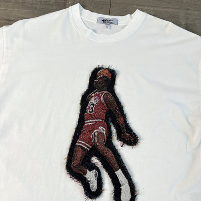 MJ FLY HEAVY WEIGHT PATCH TEE-8117 - RDMCLOTHINGART
