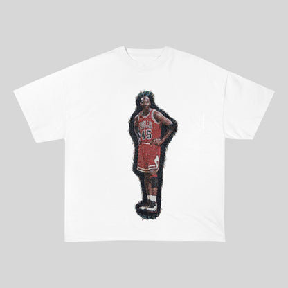 MJ HEAVY WEIGHT PATCH TEE-8113 - RDMCLOTHINGART