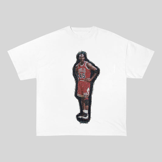 MJ HEAVY WEIGHT PATCH TEE-8113 - RDMCLOTHINGART