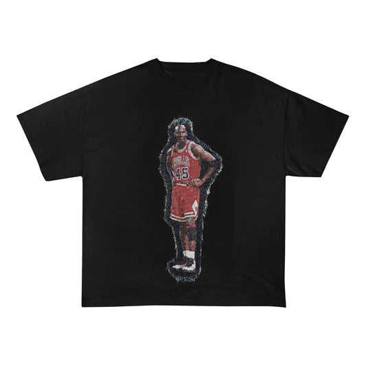 MJ HEAVY WEIGHT PATCH TEE-8113 - RDMCLOTHINGART