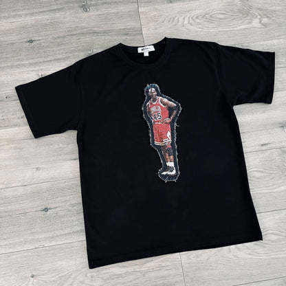 MJ HEAVY WEIGHT PATCH TEE-8113 - RDMCLOTHINGART