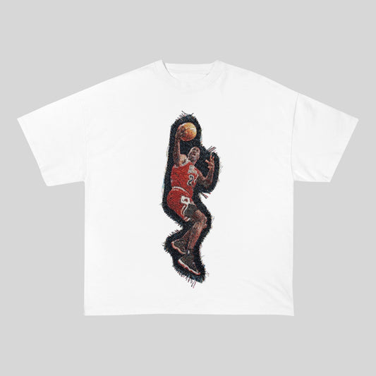 MJ LAYUP HEAVY WEIGHT PATCH TEE-8108 - RDMCLOTHINGART