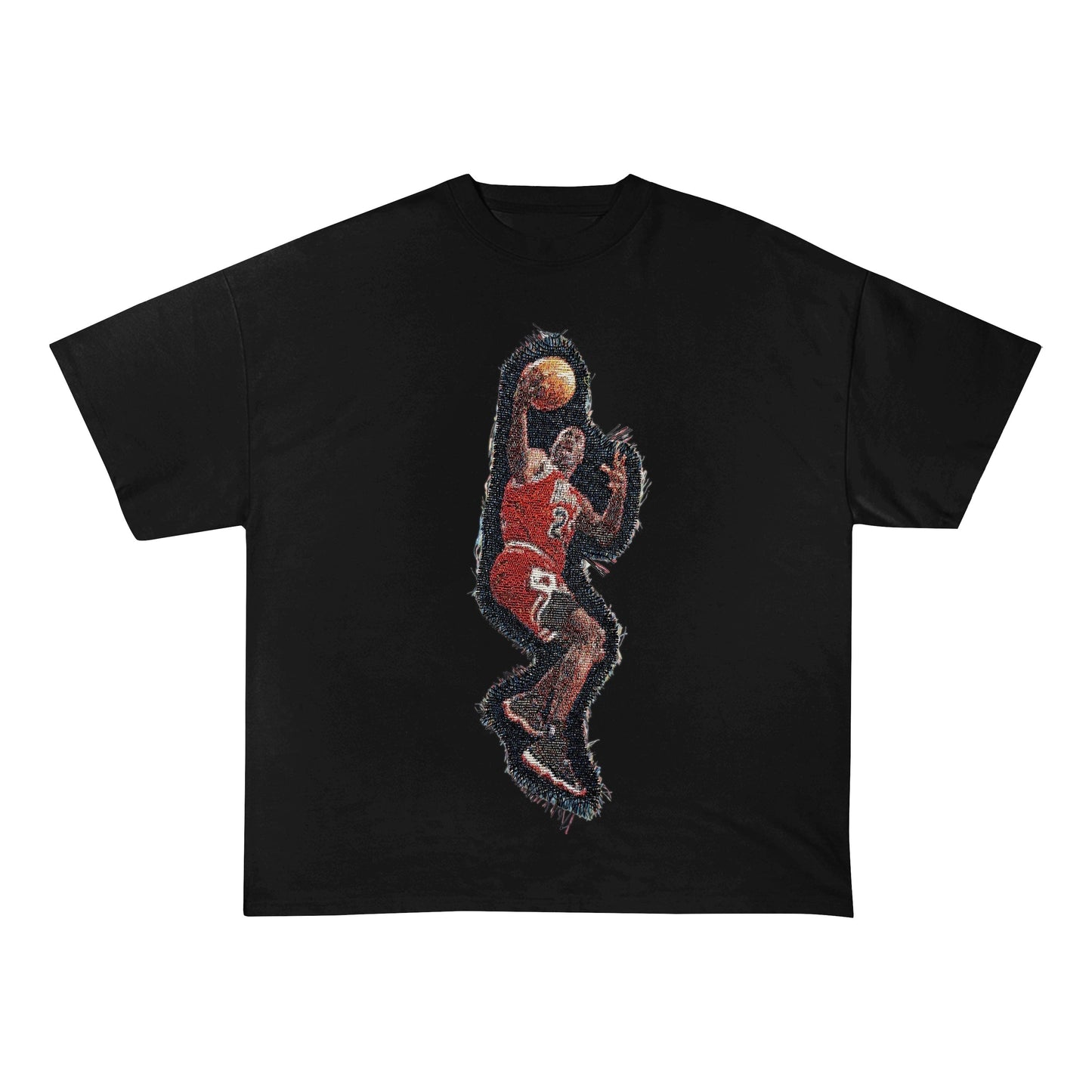 MJ LAYUP HEAVY WEIGHT PATCH TEE-8108 - RDMCLOTHINGART
