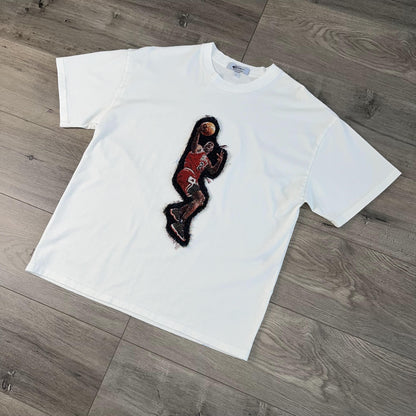 MJ LAYUP HEAVY WEIGHT PATCH TEE-8108 - RDMCLOTHINGART