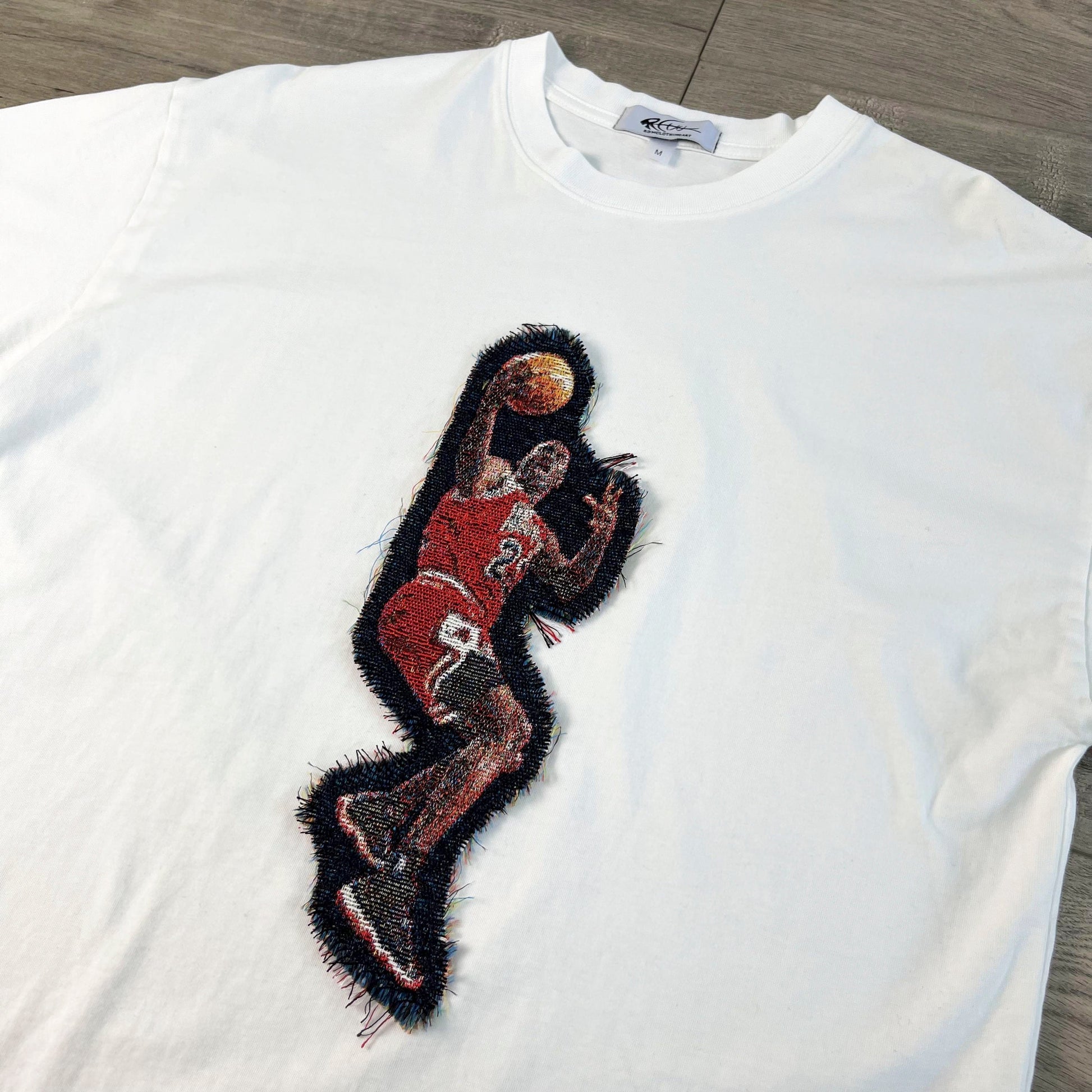 MJ LAYUP HEAVY WEIGHT PATCH TEE-8108 - RDMCLOTHINGART