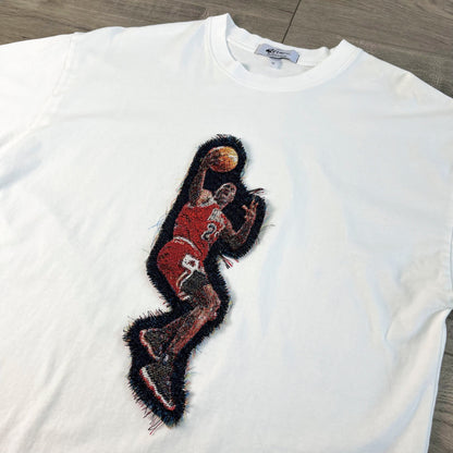 MJ LAYUP HEAVY WEIGHT PATCH TEE-8108 - RDMCLOTHINGART
