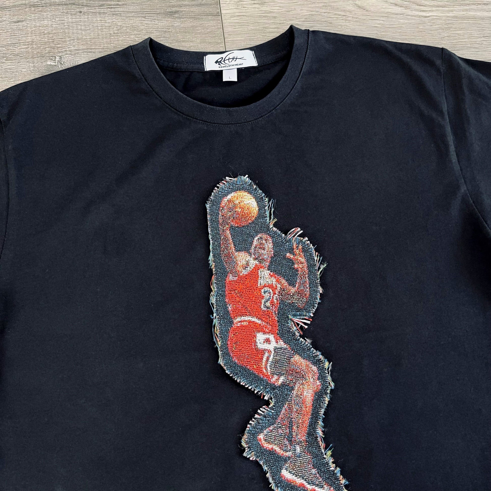 MJ LAYUP HEAVY WEIGHT PATCH TEE-8108 - RDMCLOTHINGART