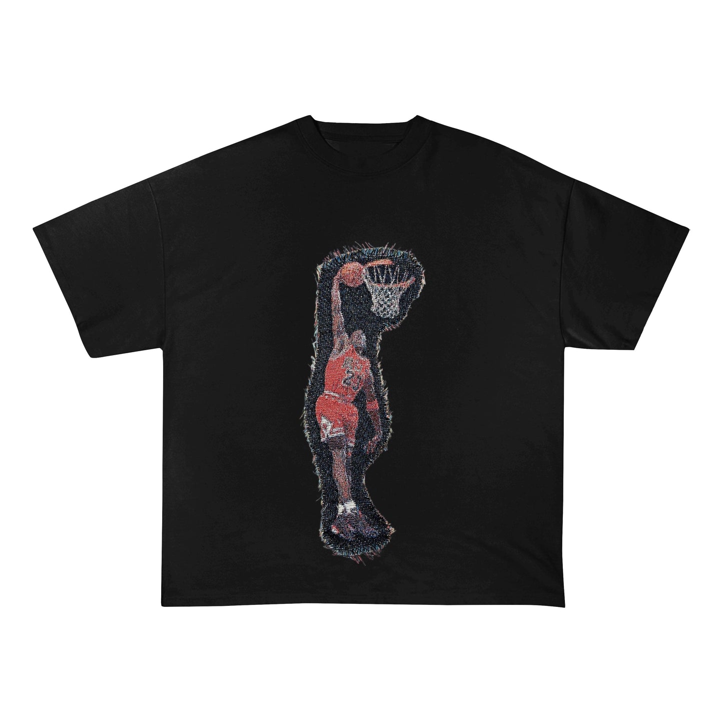 MJ SLAM HEAVY WEIGHT PATCH TEE-8116 - RDMCLOTHINGART