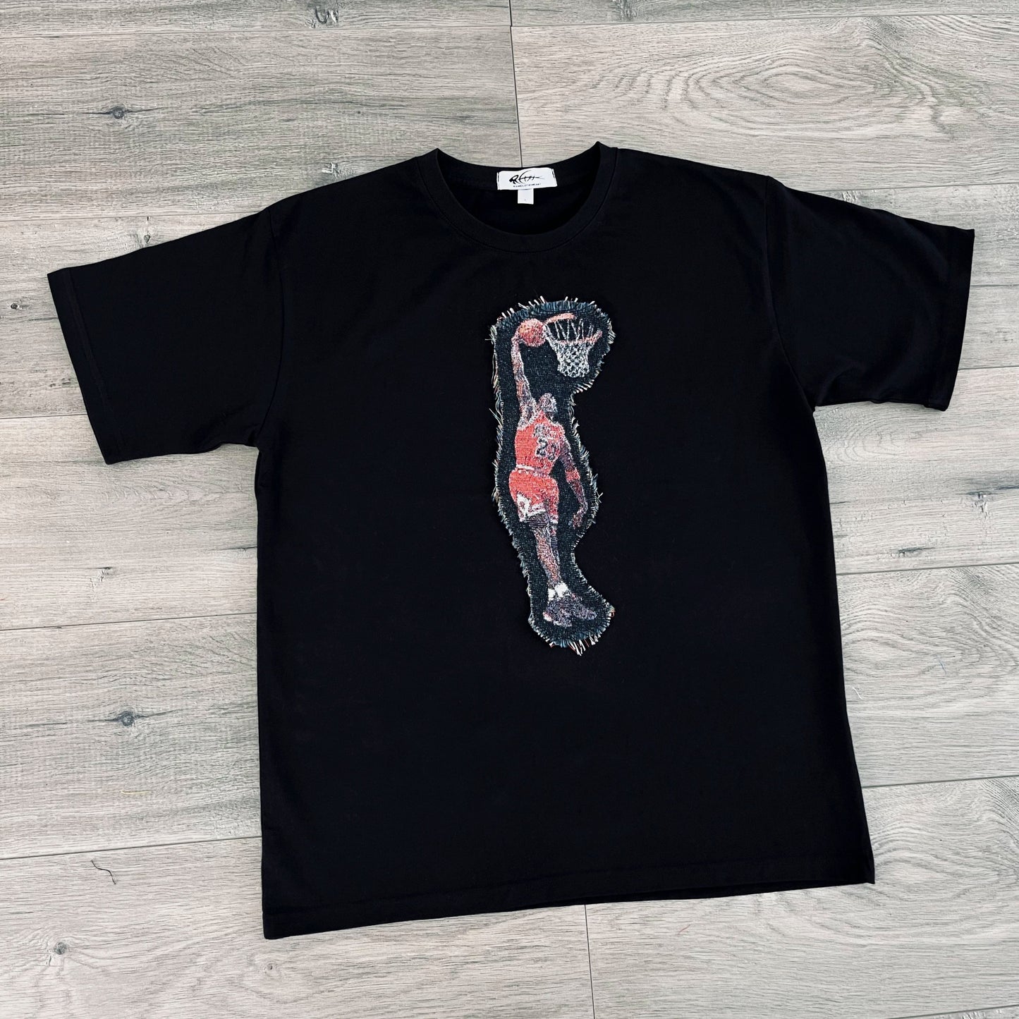 MJ SLAM HEAVY WEIGHT PATCH TEE-8116 - RDMCLOTHINGART