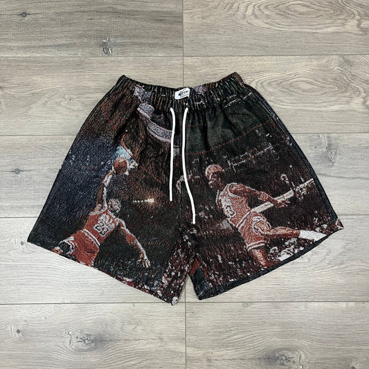 RDMCLOTHINGART tapestry hoodie MJ TAPESTRY SHORTS