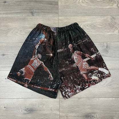 RDMCLOTHINGART tapestry hoodie MJ TAPESTRY SHORTS